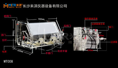 Hộp đựng găng tay chân không cầm tay, Hộp đựng khí siêu nhỏ Mt008 Loại C