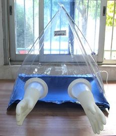 Hộp đựng găng tay phòng thí nghiệm PVC, túi găng tay Captair Pyramid để thử nghiệm điều tra
