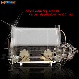 Hộp găng tay cách ly dày PMMA 30 mm với hệ thống thanh lọc