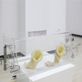 Hộp găng tay Nitơ acrylic, Phòng thí nghiệm y tế Hộp đựng găng tay khí trơ
