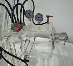 PMMA Máy hút bụi cầm tay Lab Hộp Mt012 Loại C Cổng khí Mini Hộp găng tay nhỏ