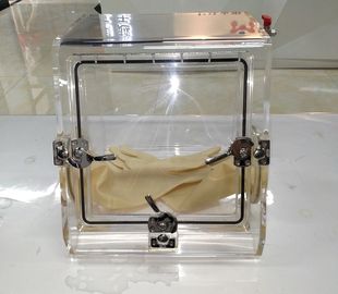 Phòng thử nghiệm di động Hộp găng tay phòng thí nghiệm với thanh lọc khí trơ chiều rộng 40mm