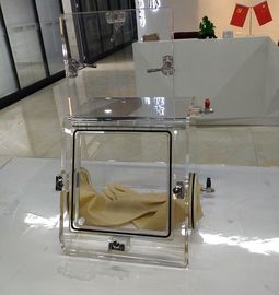 Phòng thử nghiệm di động Hộp găng tay phòng thí nghiệm với thanh lọc khí trơ chiều rộng 40mm
