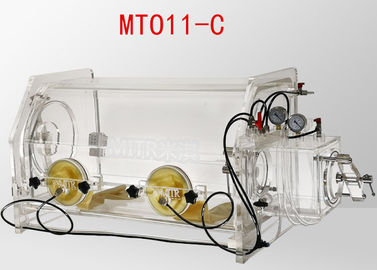 Bảng trong suốt Hộp đựng găng tay trong suốt Hệ thống hộp đựng găng tay di động Kích thước 800 * 550 * 600mm
