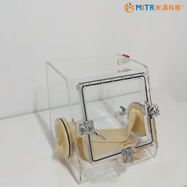 Cấu trúc mẫu Hộp đựng găng tay phòng thí nghiệm với buồng thí nghiệm khí quyển trơ