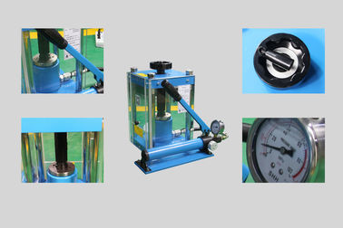 Máy ép viên phòng thí nghiệm nhỏ Máy 12 tấn thủy lực bằng tay cho tế bào nút